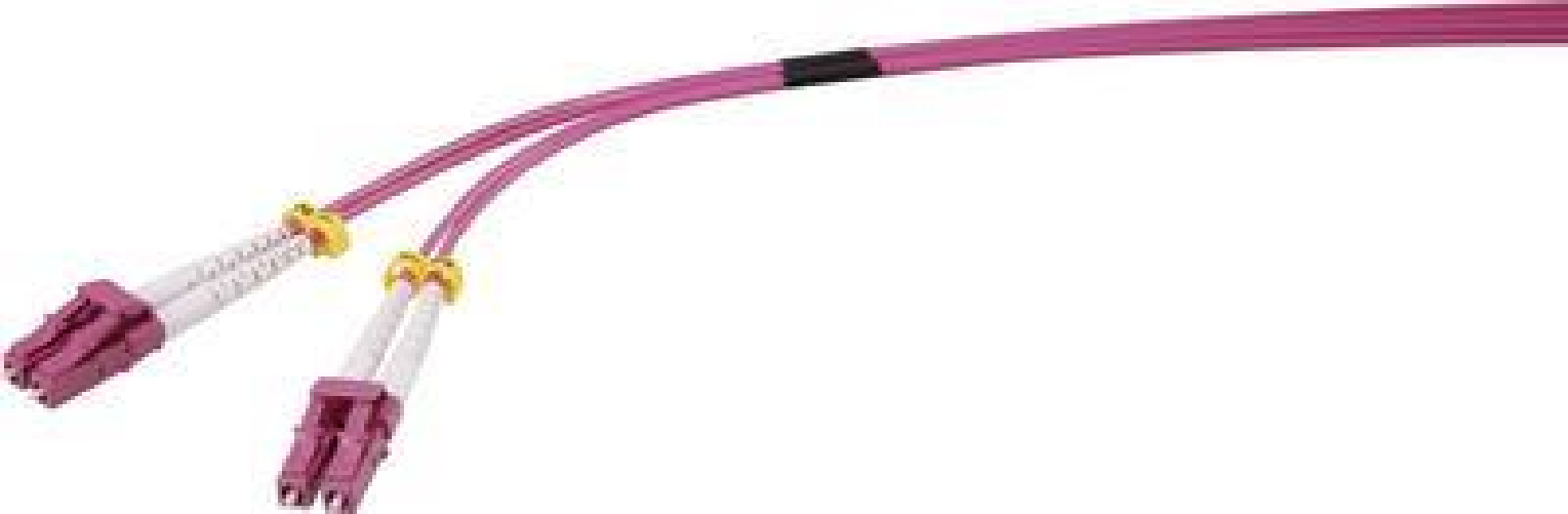 Renkforce RF-4942830 Glasfaser LWL Anschlusskabel [1x LC-Stecker - 1x LC-Stecker] 50/125 μ Multimode OM4 1