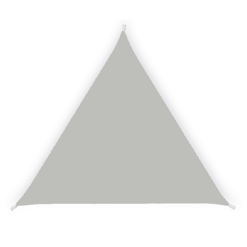 Tenda a vela ombreggiante triangolare 3,6m cenere