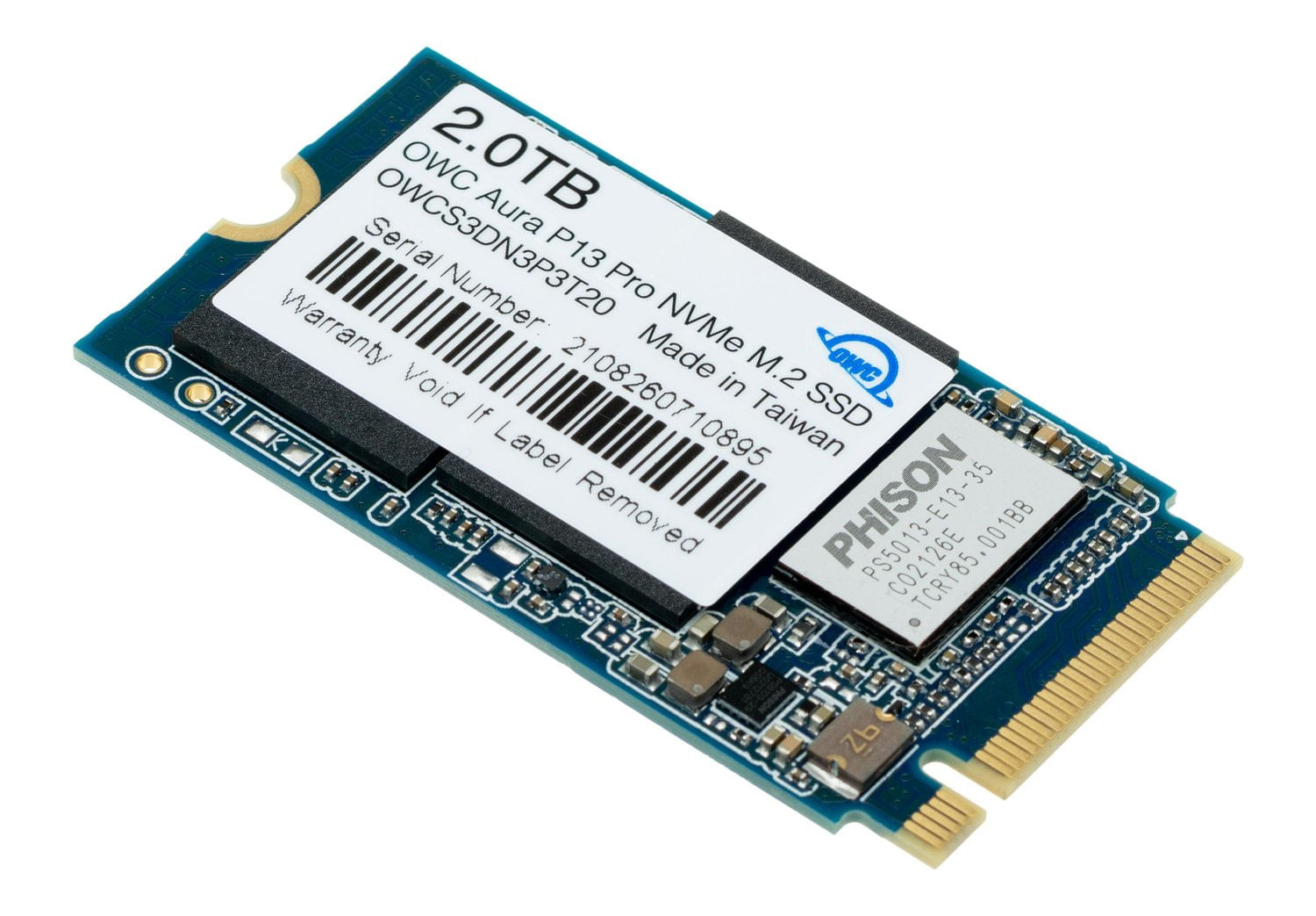 OWC 2.0TB Aura P13 Pro M.2 2 TB PCI Express 3.1 3D TLC NAND NVMe (2.0TB Aura P13 Pro M.2 2242 - NVMe SSD High Performanc OWC 2.0TB Aura P13 Pro 2 TB M