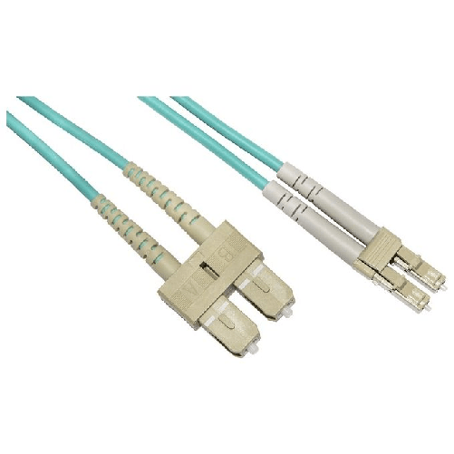 Link cavo fibra ottica lc a sc multimode duplex om3 50-125 mt.10