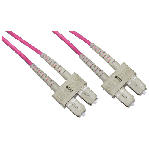 Link cavo fibra ottica sc a sc multimode duplex om4 50-125 mt.40