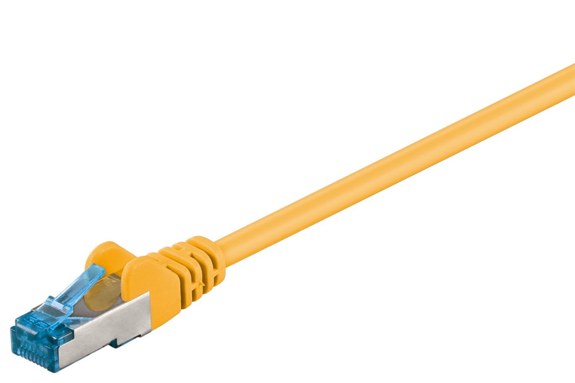 Goobay Wentronic Goobay - Patch-Kabel - RJ-45 (M) - RJ-45 (M) - 3,0m - SFTP, PiMF - CAT 6a - gepresst, halogenfrei Goobay 93781 cavo di rete 3 m Cat6a