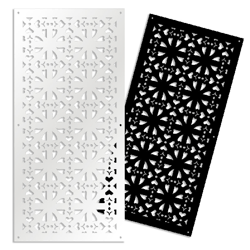 Signorbit SHAPE - Pannello in PVC traforato - Parasole nero / 73x148 cm