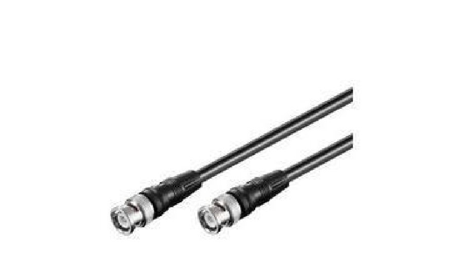 Microconnect 50074 cavo coassiale 5 m BNC Nero (BNC Cable 5m, RG59, Black - BNC Cable 5m, RG59, Black - Warranty: 300M) Microconnect 50074 cavo coassi