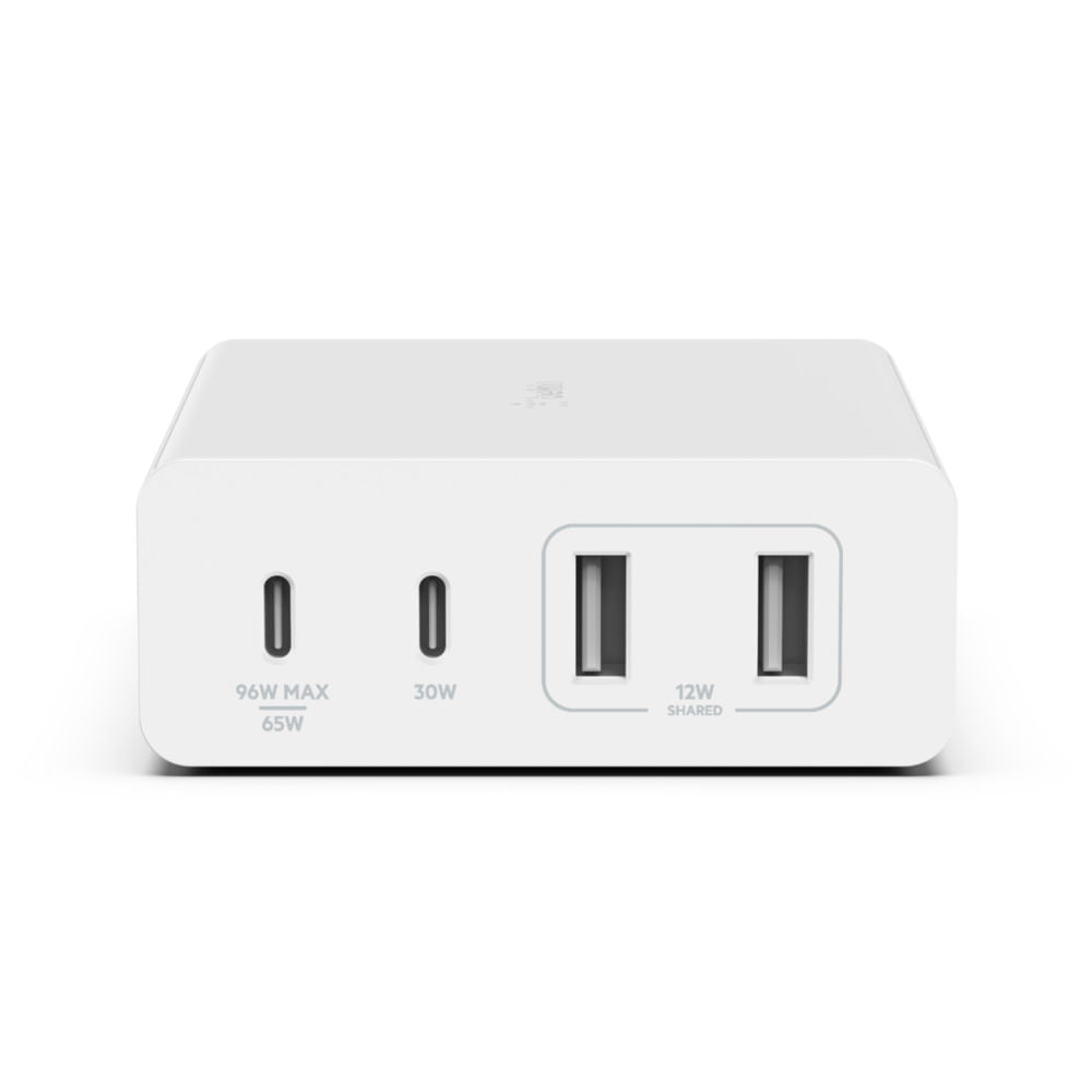 Belkin WCH010VFWH Caricabatterie per dispositivi mobili Computer portatile, Smartphone, Tablet Bianco AC Interno Belkin WCH010myWH Bianco Interno (108