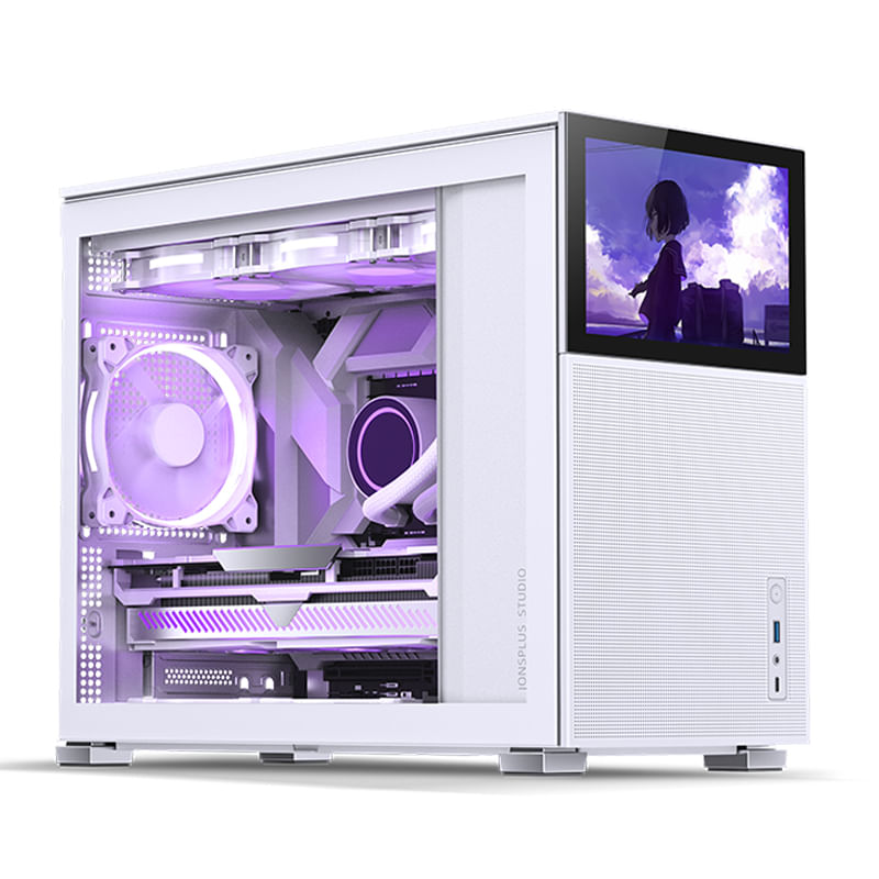 Jonsbo D31 MESH Screen custodia mATX vetro temperato - bianco (D31 MESH WHITE SC) Jonsbo D31 MESH Midi Tower Bianco