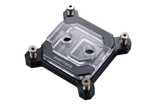 Phanteks Glacier C370I Intel CPU Water Block Acrylic Cover RGB LED - Black Phanteks Glacier Blocco di acqua
