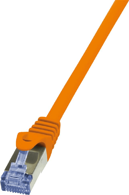2direct Logilink PrimeLine - Cavo patch - RJ-45 (M) - RJ-45 (M) - 025 m - SFTP PiMF - CAT 6a LogiLink 0.25m Cat.6A 10G S/FTP cavo di rete Arancione 0,