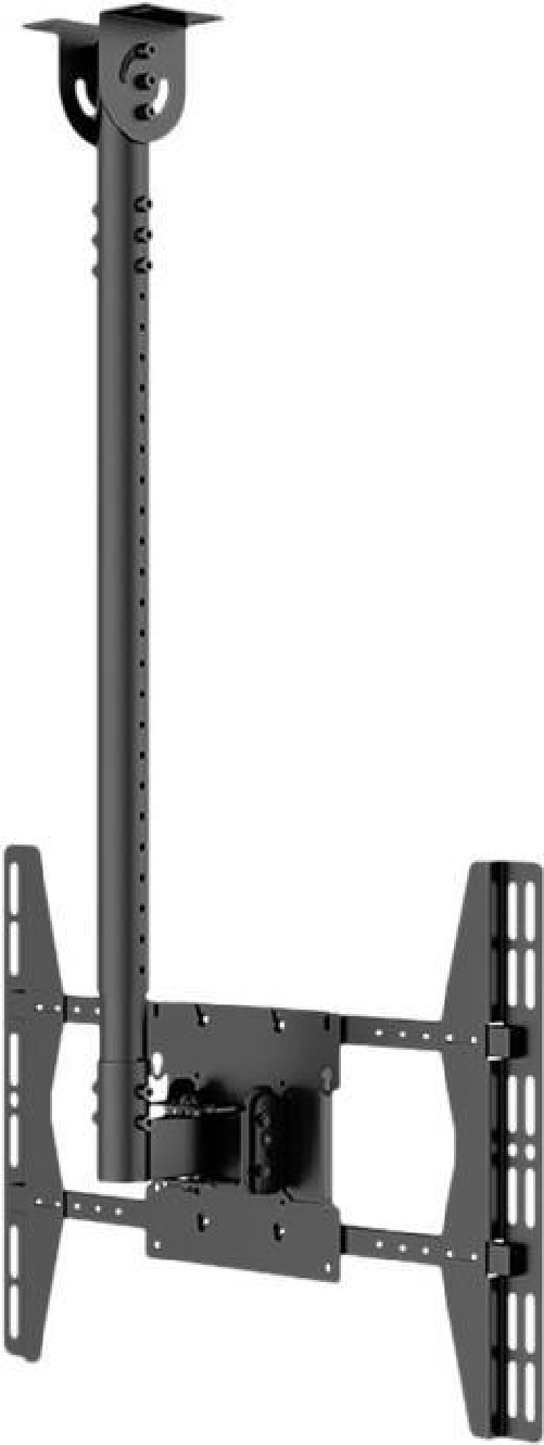 Hagor Supporto a soffitto HAGOR 600x400mm 50kg/49-65''/inclinabile/girevole/3m/nero Hagor 8602 Supporto TV a parete 165,1 cm (65") Nero