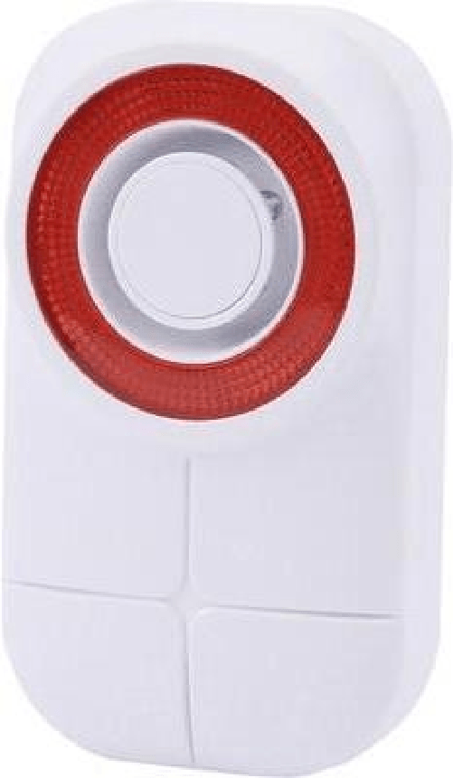 Olympia 6109 sirena Sirena wireless Esterno Rosso, Bianco