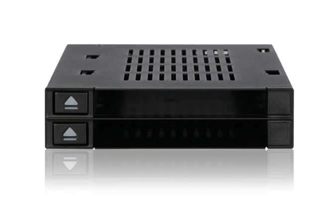 Icy Dock IcyDock flexiDOCK MB522SP-B - Dual 2.5? SSD Dock Trayless Hot-Swap SATA / SAS Mobile Rack for Ext 3.5? Bay Icy Dock MB522SP-B docking station