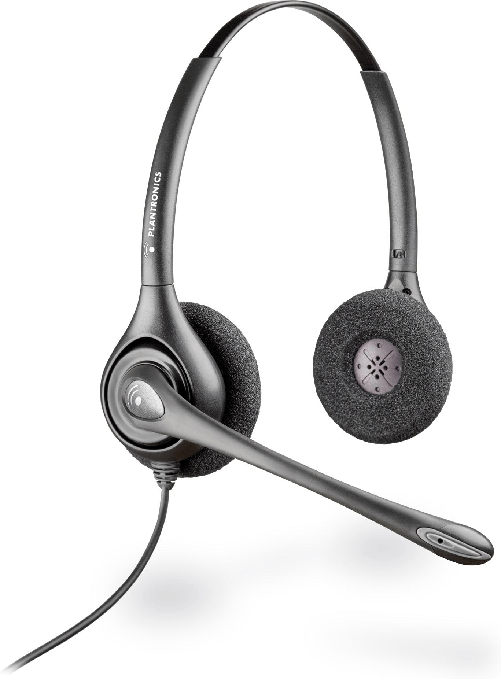 Hp Poly cuffie binaurali h261n supraplus con noise cancelling per ufficio POLY Cuffie binaurali H261N Supraplus + custodia TAA