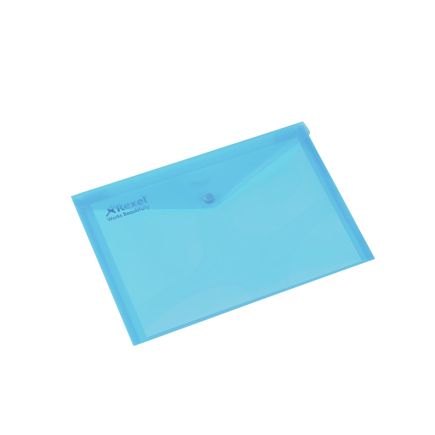 Electrolux Rexel Active Buste con Bottone (Rexel Popper Wallet Polypropylene A4 Blue [Pack 5] 16129BU) Rexel Active Buste con Bottone