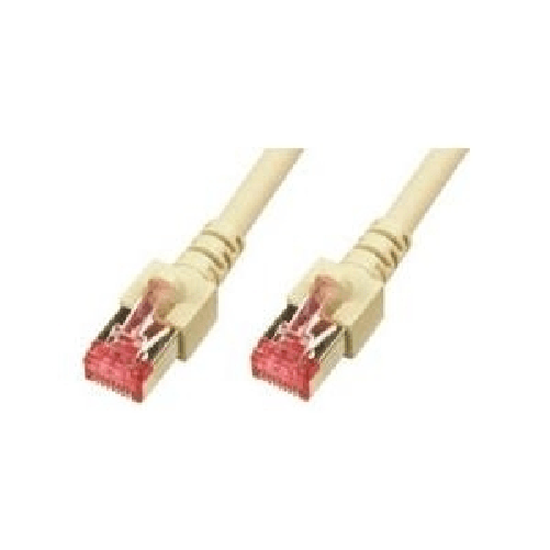 M-Cab 10m Cat6 S-FTP cavo di rete Grigio S/FTP [S-STP] (CAT6 SFTP RJ45 10M GREY LSZH - 5GBIT PATCH CABLE) M-Cab 10m Cat6 S-FTP cavo di rete Grigio S/F