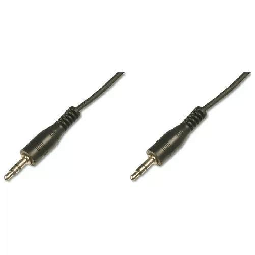 Digitus cavo stereo jack 3,5 mm. prolunga scheda audio per cuffie-casse maschio-maschio mt.2 (ak 203-mm) ASSMANN Electronic AK 203/MM cavo audio 2 m 3