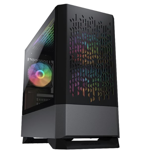 Cougar Caja Minitorre MG140 Air RGB Black Cristal COUGAR Gaming MG140 Mini Tower Nero
