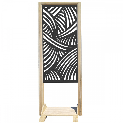 FASCE - Separè - Paravento modulabile - 70x190cm - in Legno e PVC bianco