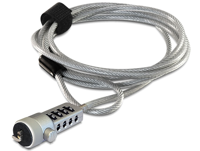 Navilock Lucchetto a cavo Tragant 20643 argento 1,8 m 20643 Navilock 20643 cavo di sicurezza Argento 1,8 m