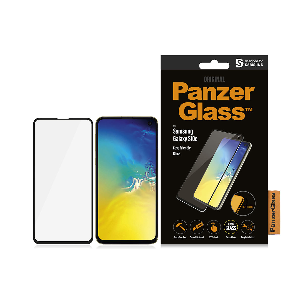 PanzerGlass 7177 protezione per lo schermo e il retro dei telefoni cellulari Pellicola proteggischermo trasparente Samsung 1 pz