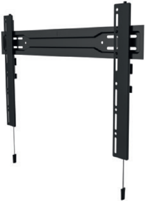 Hagor 8403 supporto da tavolo per Tv a schermo piatto 190,5 cm [75] Nero Parete (BL SUPERSLIM 600 - WALL BRACKET 55-100I Hagor 8403 Supporti a parete