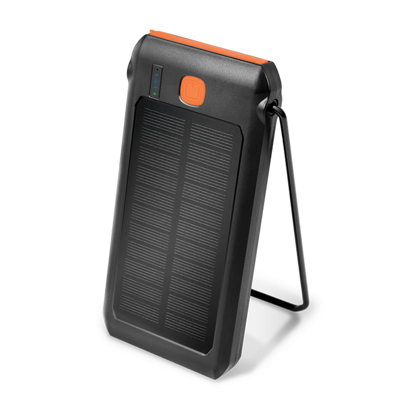 Logilink Powerbank solare 10000 mAh 2x USB-A QC 1x USB-C PD LogiLink PA0273 batteria portatile 10000 mAh Nero