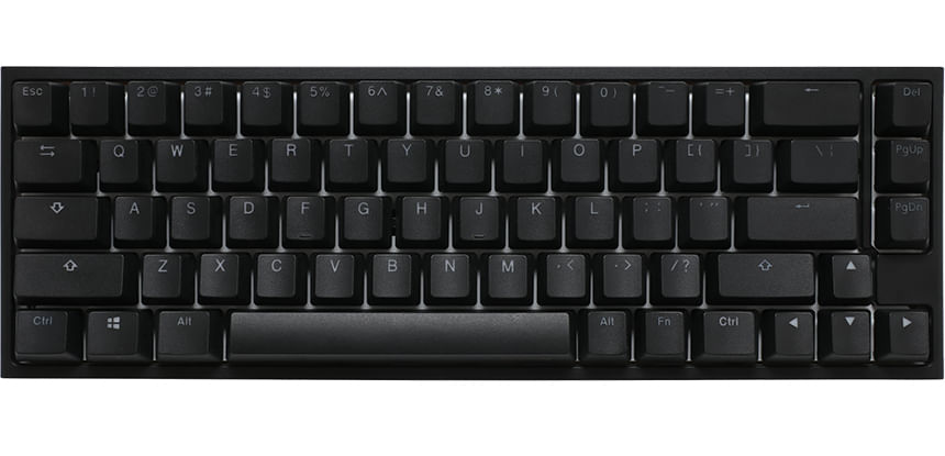 DuckyChannel International Ducky One 2 SF Gaming Tastatur, MX-Speed-Silver, RGB LED - schwarz (DKON1967ST-PDEPDAZT1) Ducky One 2 SF tastiera Gaming US