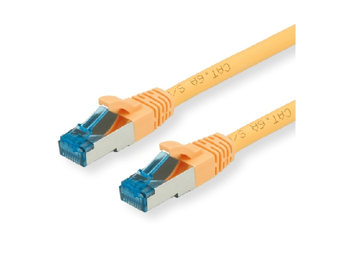 Value 2m S/FTP Cat.6a cavo di rete Giallo Cat6a S/FTP [S-STP] (Value CAT6A S/FTP PimF CU Ethernet Cable Yellow 2m) VALUE 2m S/FTP Cat.6a cavo di rete