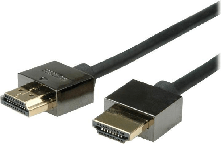 ROLINE HDMI 1m cavo HDMI HDMI tipo A [Standard] Nero (ROLINE Notebook HDMI HS Cable+Eth. M/M. Black 1.0m) ROLINE HDMI 1m cavo HDMI HDMI tipo A (Standa
