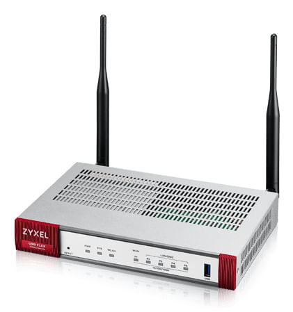 Zyxel USG FLEX Series, 10/100/1000, 1*WAN, 4*LAN/DMZ ports, WiFi 6 AX1800, 1*USB with 1 yr UTM bundle Zyxel USG FLEX 100AX firewall (hardware) 0,9 Gbi