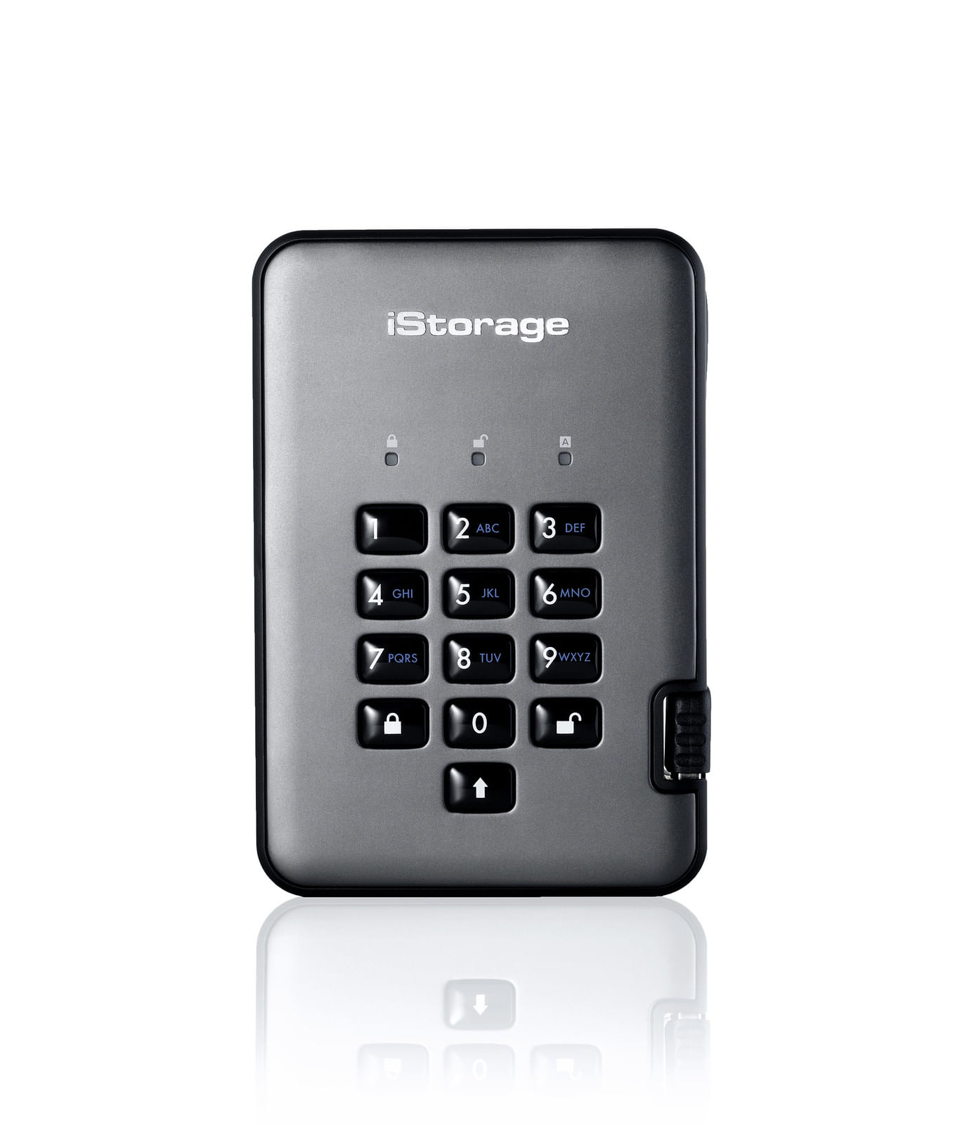 IStorage diskAshur PRO2 disco rigido esterno 5 TB Nero, Grafite (diskAshur Pro2 256-bit 5TB - FIPS 140-2 Certified - Gra iStorage diskAshur PRO2 disco