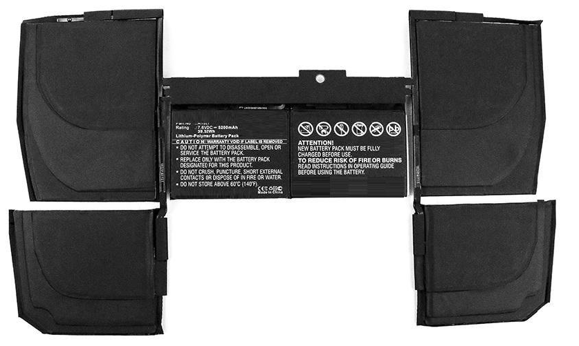 CoreParts MBXAP-BA0039 ricambio per laptop Batteria (Laptop Battery for Apple 40Wh - 6 Cell Li-Pol 7.55V 5.2Ah - 40Wh 6 CoreParts MBXAP-BA0039 ricambi