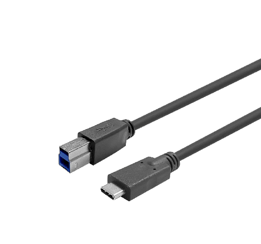 Vivolink PROUSBCBMM10 cavo USB 10 m USB 3.2 Gen 1 [3.1 Gen 1] USB C USB B Nero (USB-C male - B male Cable 10m - Black . Vivolink PROUSBCBMM10 cavo USB