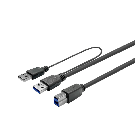 Vivolink PROUSB3AB15C-DUAL cavo USB (USB 3.0 ACTIVE CABLE A MALE - - B MALE 15m - Warranty: 144M) Vivolink PROUSB3AB15C-DUAL cavo USB