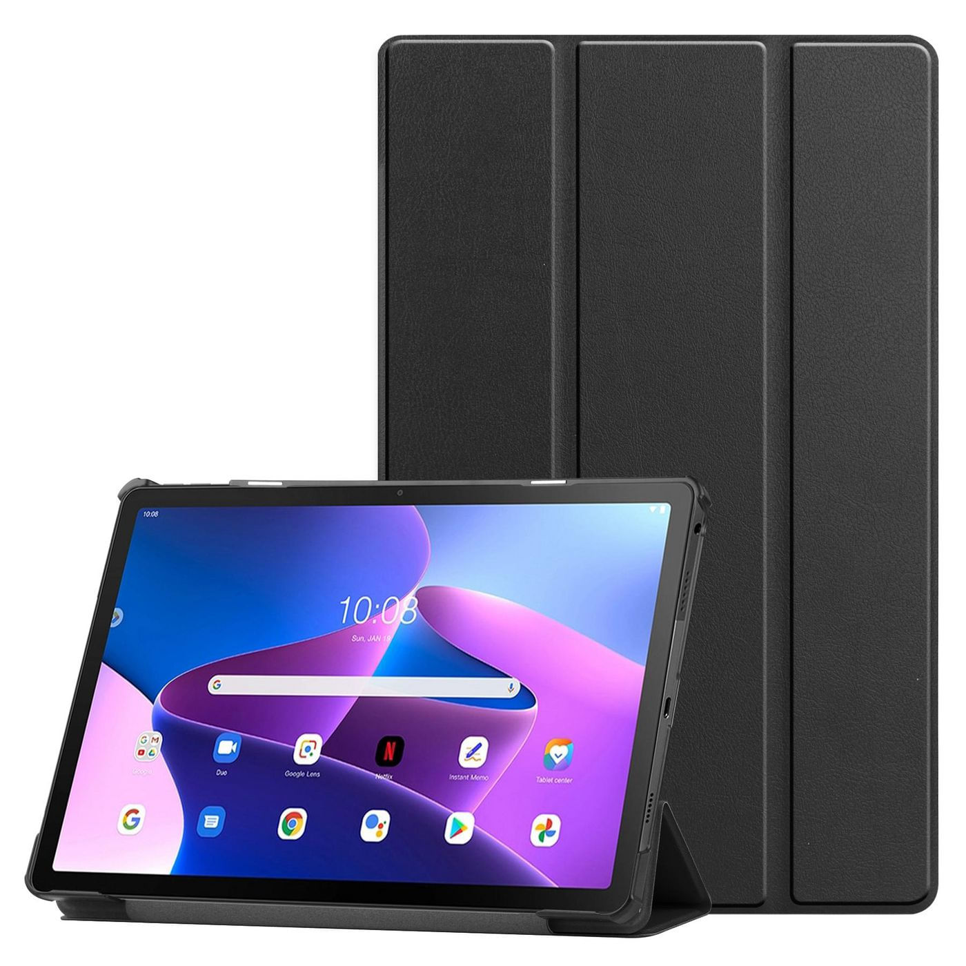 ESTUFF HOUSTON 26,9 cm [10.6] Custodia a libro Nero (HOUSTON Folio Case for Lenovo - Tab M10 Plus 3rd Gen 10.6. - Black eSTUFF ES685300-BULK custodia