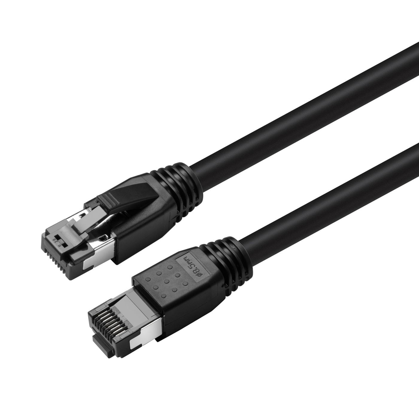 Microconnect MC-SFTP8010S cavo di rete Nero 10 m Cat8.1 S/FTP [S-STP] (CAT8.1 S/FTP 10m Black LSZH - Shielded Network Ca Microconnect MC-SFTP8010S cav