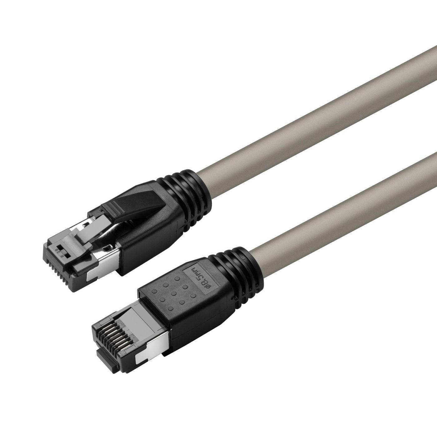 Microconnect MC-SFTP8010 cavo di rete Grigio 10 m Cat8.1 S/FTP [S-STP] (CAT8.1 S/FTP 10m Grey LSZH - Shielded Network Ca Microconnect MC-SFTP8010 cavo
