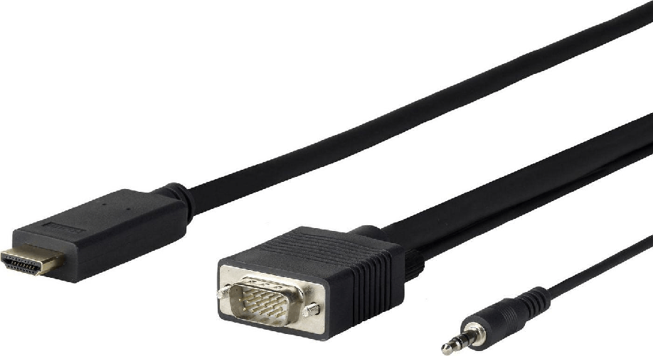 Vivolink PROHDMIVGA1 cavo e adattatore video 1 m HDMI tipo A [Standard] VGA [D-Sub] Nero (PRO HDMI TO VGA + AUDIO - . - Vivolink PROHDMIVGA1 cavo e ad