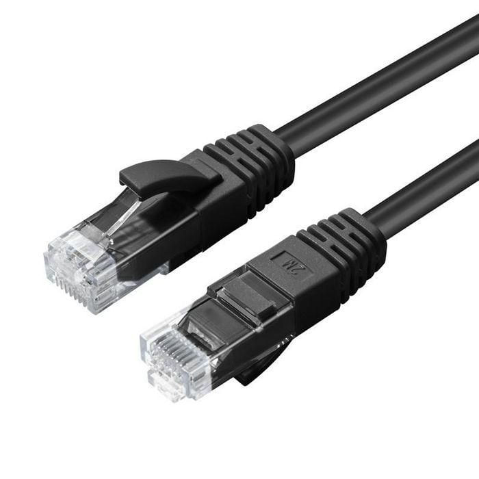 Microconnect UTP507S cavo di rete Nero 7 m Cat5e U/UTP [UTP] (U/UTP CAT5e 7M Black PVC - Unshielded Network Cable, - PVC Microconnect UTP507S cavo di
