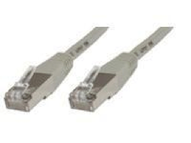 Microconnect Cat5e 0.5m cavo di rete Grigio 0,5 m F/UTP [FTP] (F/UTP CAT5e 0.5m Grey PVC - Outer Shield : Foil screening Microconnect B-FTP5005 cavo d