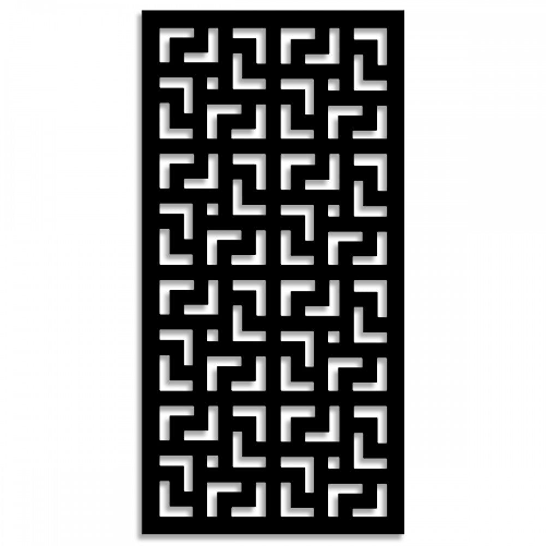 Signorbit LABYRINTH - L - Pannello in PVC traforato - Parasole bianco / 73x73 cm
