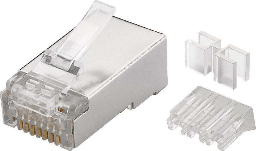 Microconnect KON506-10 cavo di collegamento RJ45 Translucent (Modular Plug CAT6 Plug 8P8C - FTP Shielded 10pcs in one ba Microconnect KON506-10 cavo d