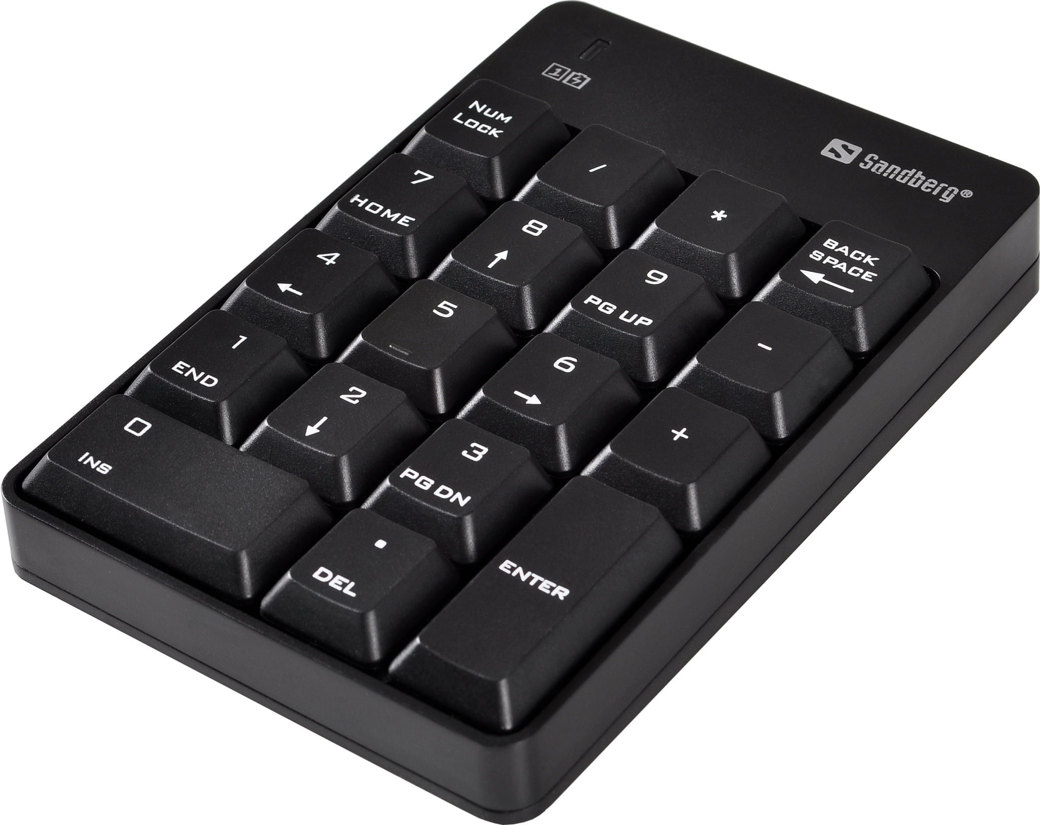Sandberg Wireless Numeric Keypad 2 (Wireless Numeric Keypad 2 - Wireless Numeric Keypad 2, RF - Wireless, Notebook/PC, 3 Sandberg Wireless Numeric Key