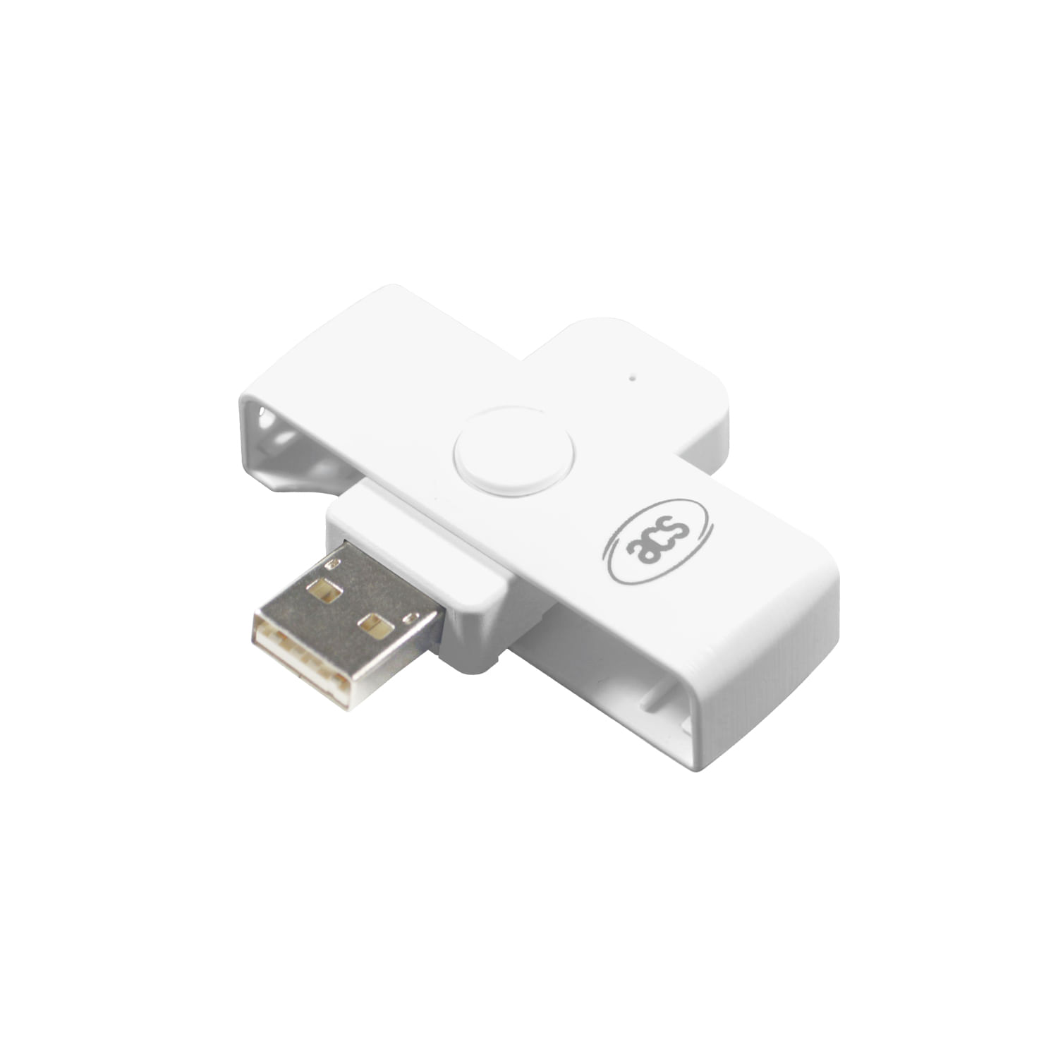 ACS ACR39U-N1 lettore di card readers Interno Bianco USB 2.0 (ACR39U-N1 White - PocketMate II - Smart Card Reader [USB T ACS ACR39U-N1 lettore di card