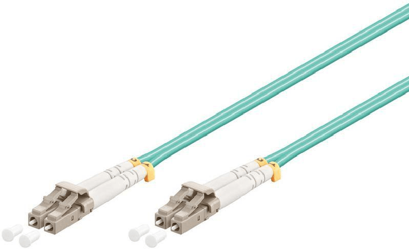 Microconnect FIB442010-FLAT InfiniBand/fibre optic cable 10 m LC Colore acqua (LC/UPC-LC/UPC 10m OM3 - MM Duplex LSZH OD Microconnect FIB442010-FLAT c
