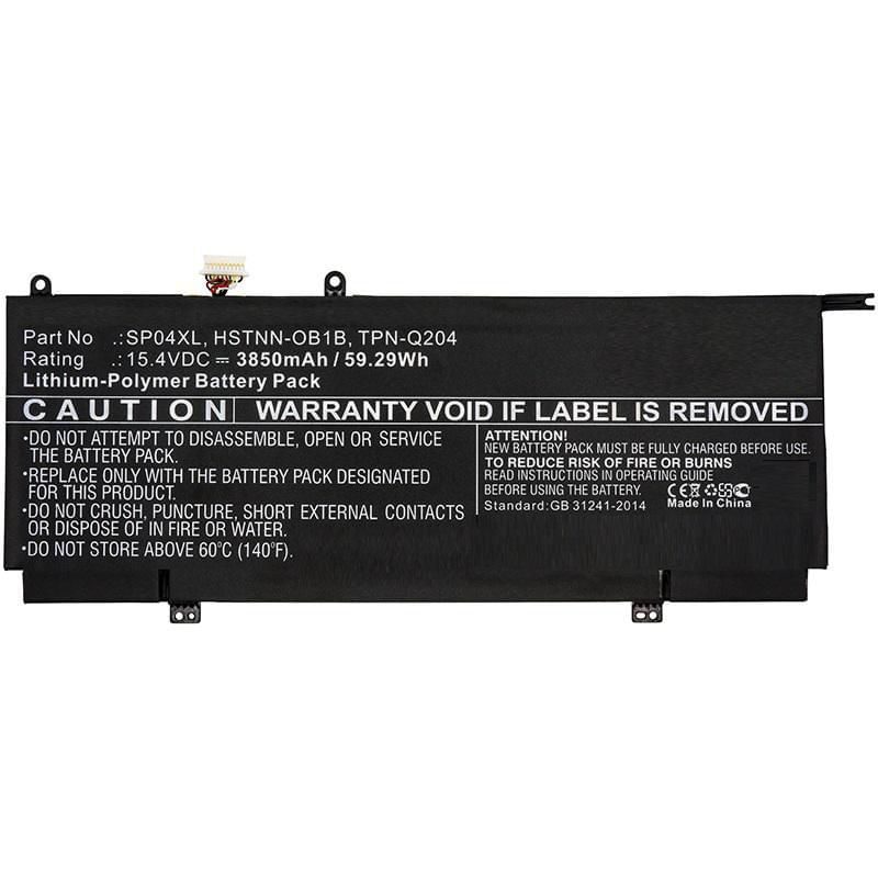 CoreParts MBXHP-BA0262 ricambio per laptop Batteria (Laptop Battery for HP 59.29Wh - Li-Pol 15.4V 3850mAh Black - 59.29W CoreParts MBXHP-BA0262 ricamb