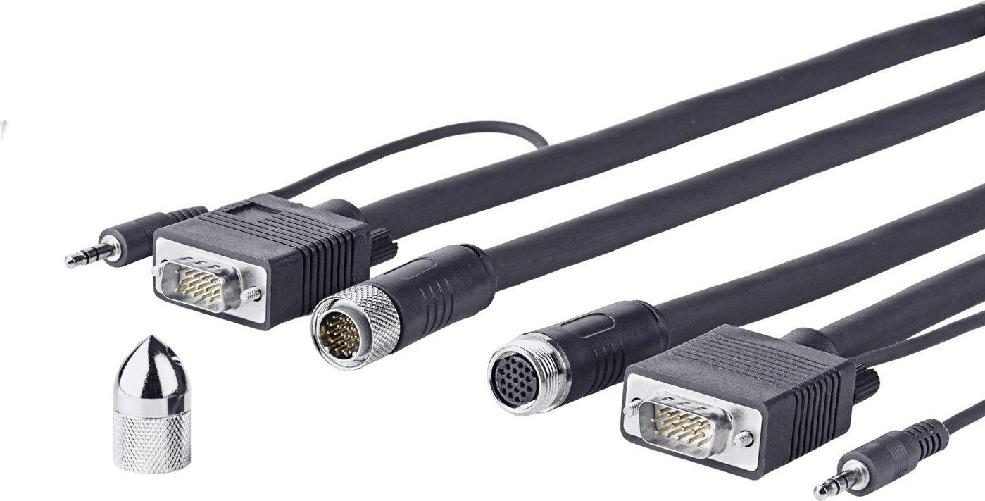 Vivolink PROVGASCW15 cavo VGA 15 m VGA [D-Sub] Nero (Pro VGA + Audio Cross Wall 15M - . - Warranty: 144M) Vivolink PROVGASCW15 cavo VGA 15 m VGA (D-Su