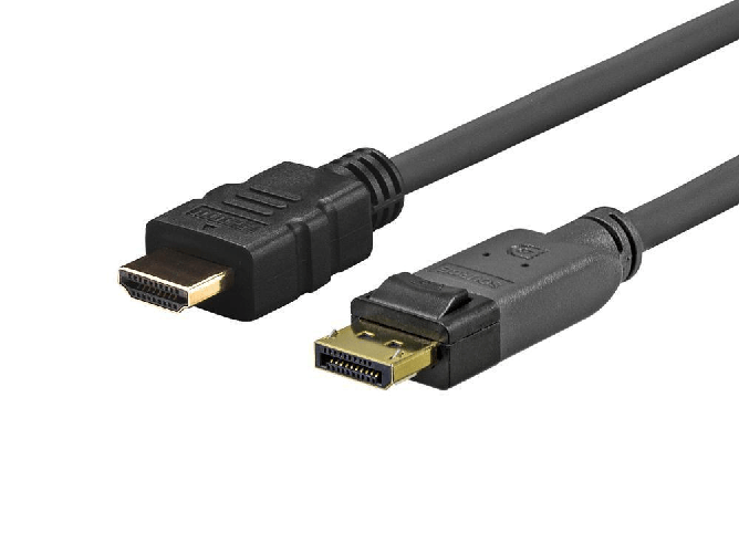 Vivolink 7.5m Displayport - HDMI 7,5 m Nero (PRO DISPLAYPORT - HDMI 4K - . - Warranty: 144M) Vivolink PRODPHDMI4K7.5 cavo e adattatore video 7,5 m Dis