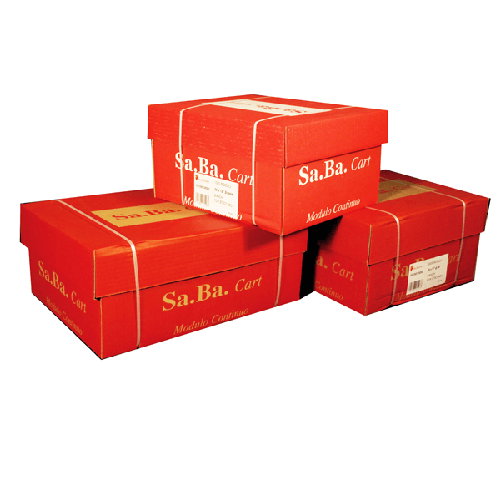 SABACART CARTA IN MODULO CONTINUO 37.5X12'' 60GR (2000FG) BIANCO Piste Fisse
