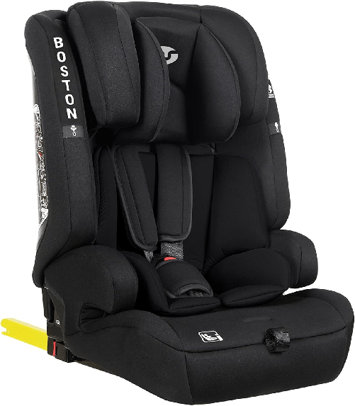 INNOVACIONES MS Seggiolino Auto 9-36 Kg Isofix i Size BOSTON BLACK