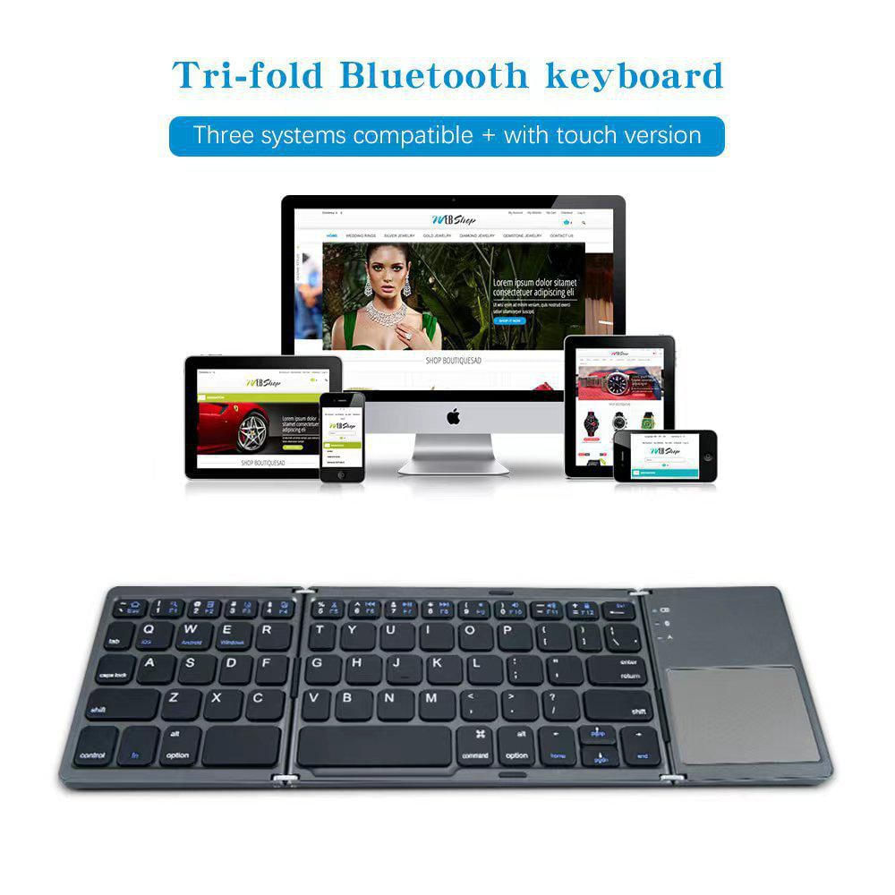 CoreParts MSPP8044 ricambio per cellulare (Foldable wireless US/English - keyboard with touch, Dark - Grey - Warranty: 1 CoreParts MSPP8044 ricambio p